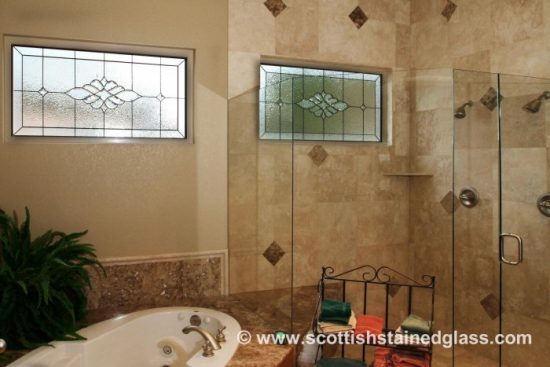 bathroom stained glass arvada