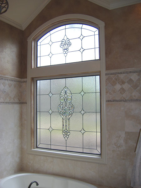 beveled stained glass centennial